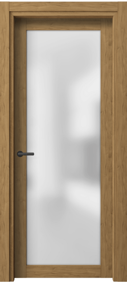 Межкомнатная дверь Нео 2102 Грецкий орех Сатинированное стекло Цена 34199 ₽ | Volhovec
