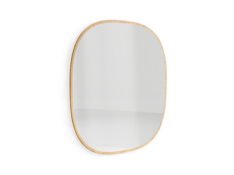 Мебель Зеркало настенное Примо 105×105 см. Цвет Дуб пшеничный матовый. Материал Массив дуба матовый. Коллекция Зеркало настенное Примо 105×105 см. Картинка.