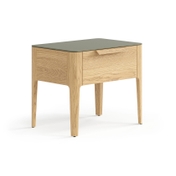 Тумба прикроватная Piega 1 ящик дуб соломенный матовый