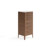 Комод Piega 7 ящиков дуб каштановый матовый