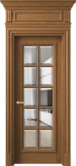 Дверь межкомнатная 7310 ДПР.М ПРОЗ Ф. Цвет Дуб пряный матовый. Материал Массив дуба матовый. Коллекция Антик. Картинка.