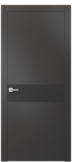 Дверь межкомнатная АКП 8041 МАН Матовый антрацит. Цвет Матовый антрацит. Материал Гладкая эмаль. Коллекция Линия. Картинка.
