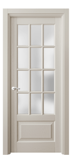 Дверь межкомнатная 0728 ДСБЖ САТ. Цвет Дуб светло-бежевый. Материал Массив дуба эмаль. Коллекция Лигнум. Картинка.