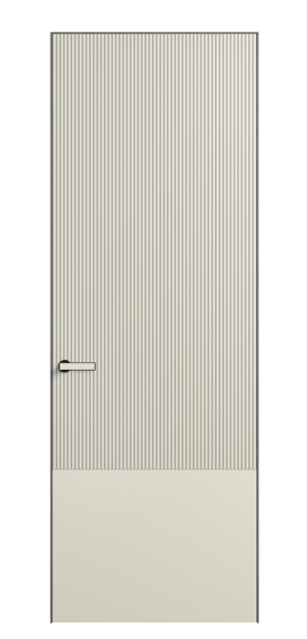 Дверь межкомнатная 8203 ММБ. Цвет Матовый молочно-белый. Материал Гладкая эмаль. Коллекция Вельвет. Картинка.